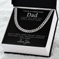 Awesome Dad | Thank You Dad | Cuban Link Necklace