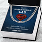 Super Awesome Super Hero Dad | Cuban Link Necklace