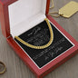 To My Dad | I Can Conquer The World | Cuban Link Necklace