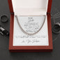 To My Dad | I Can Conquer The World | Cuban Link Necklace