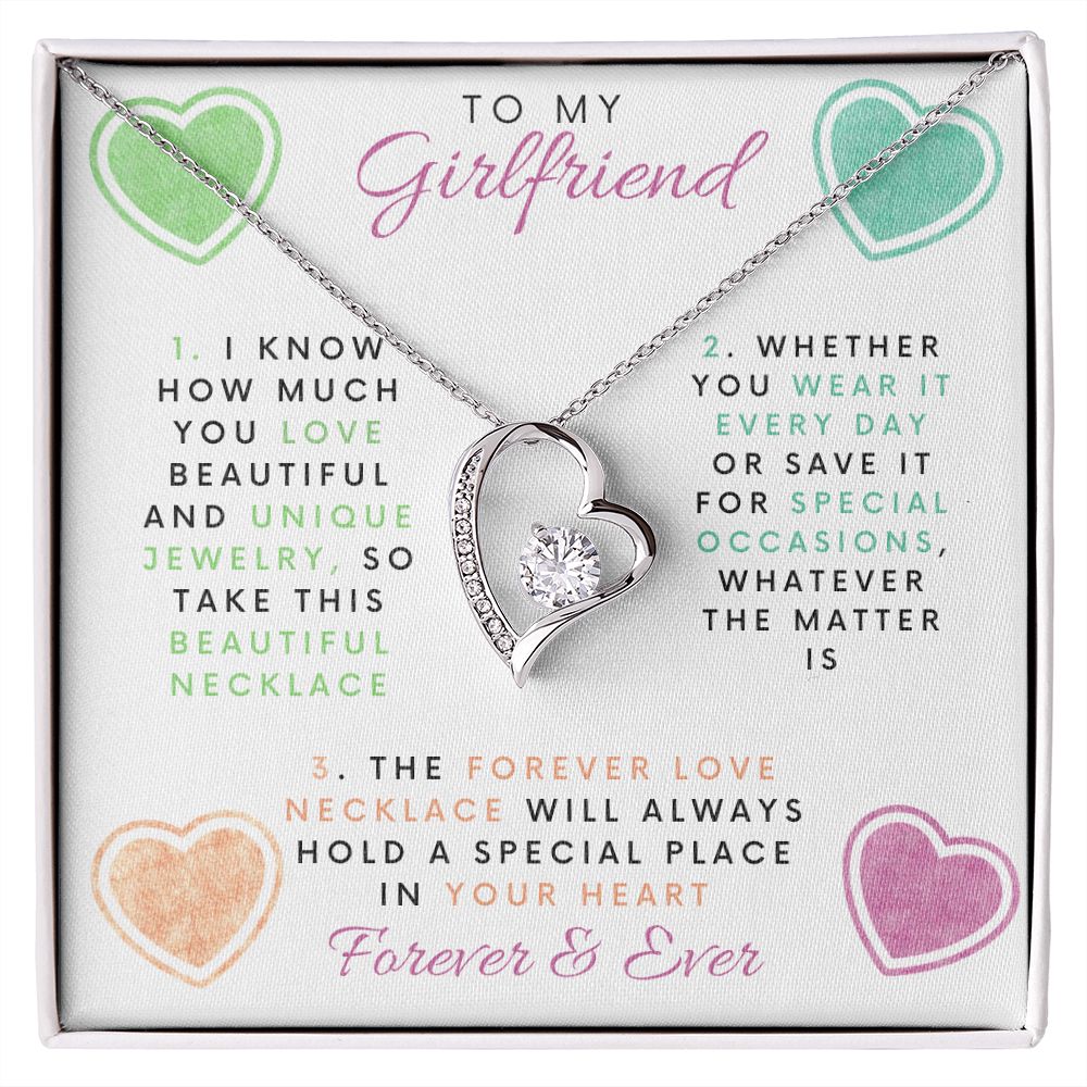 To My Girlfriend | I Know How Much You Love | Forever Love Necklace