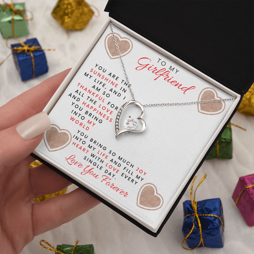 To My Girlfriend | You Are the Sunshine In My Life | Forever Love Necklace