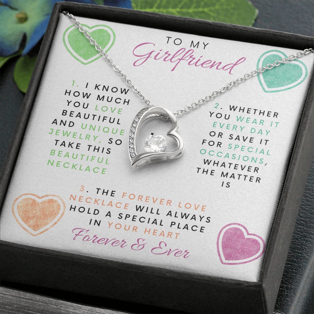 To My Girlfriend | I Know How Much You Love | Forever Love Necklace