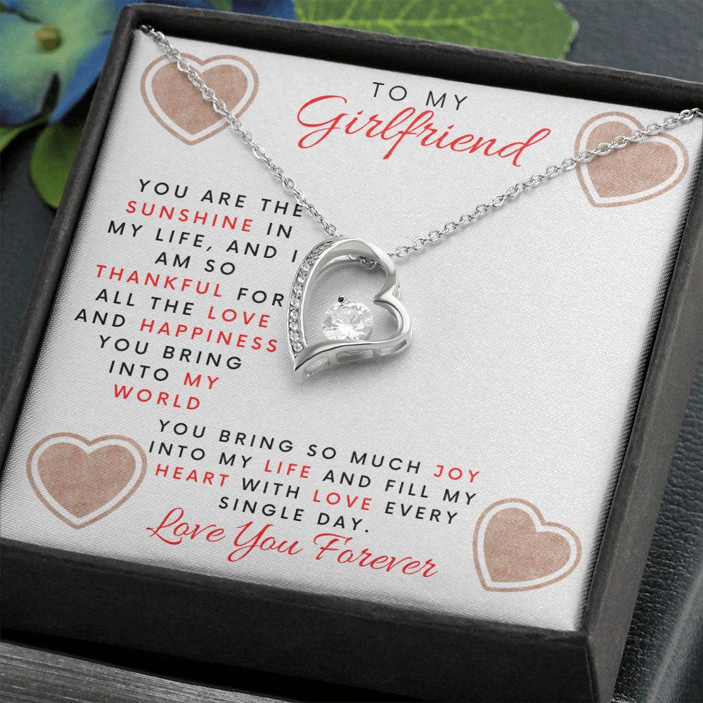 To My Girlfriend | You Are the Sunshine In My Life | Forever Love Necklace