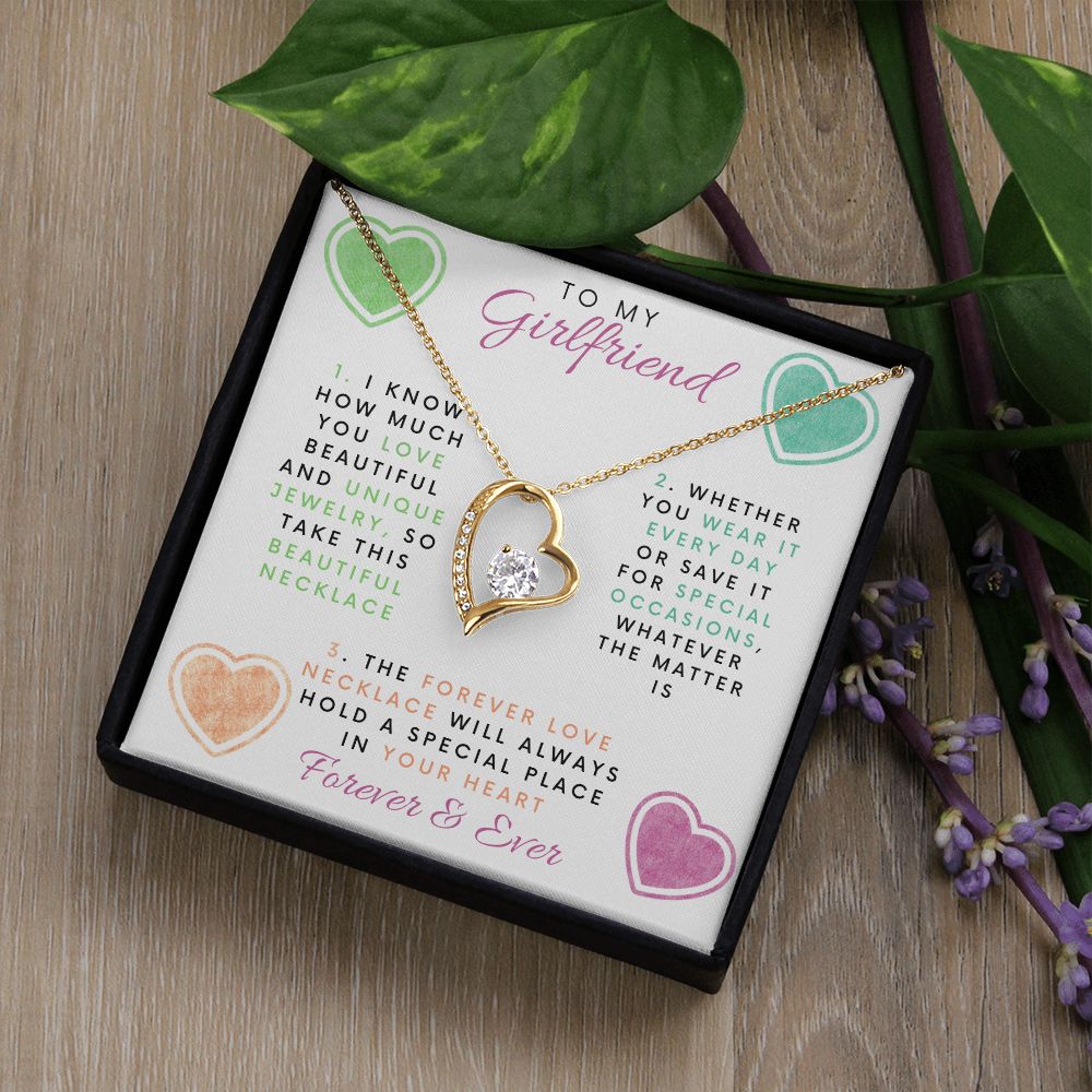 To My Girlfriend | I Know How Much You Love | Forever Love Necklace