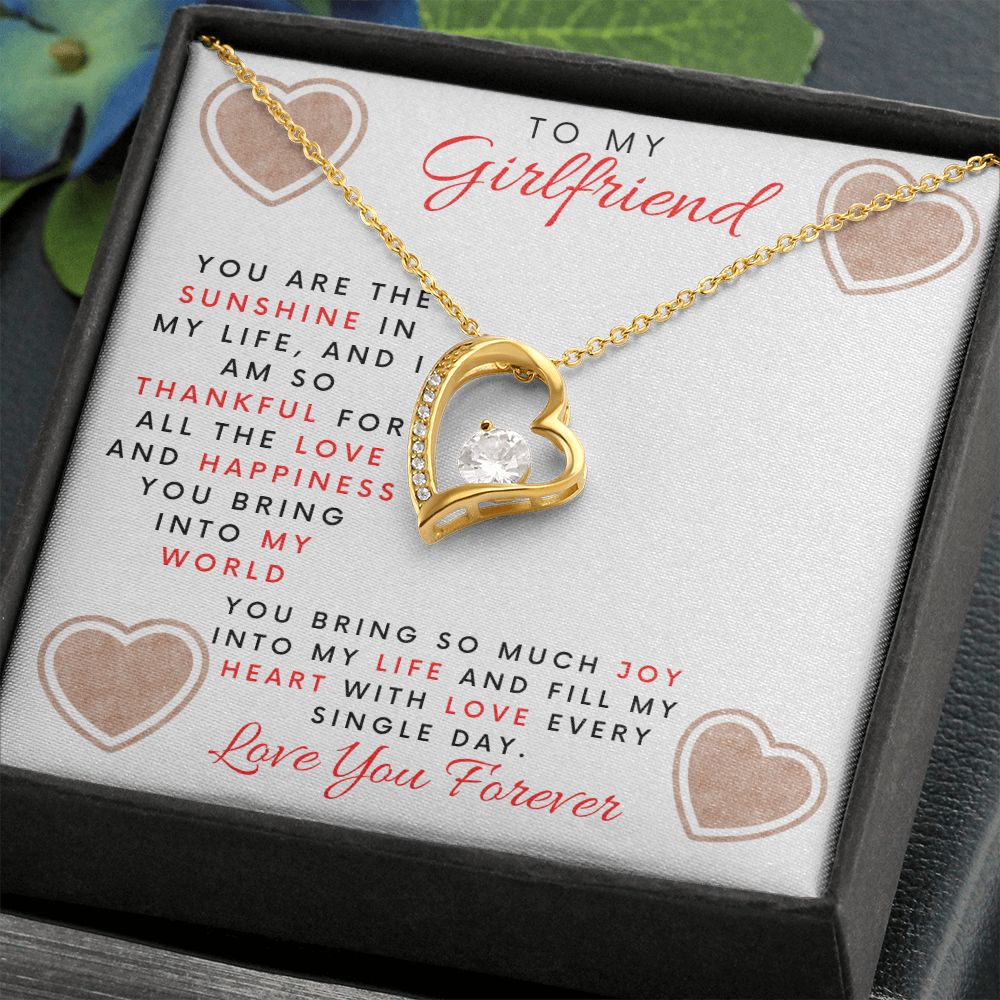 To My Girlfriend | You Are the Sunshine In My Life | Forever Love Necklace
