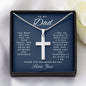 To My Dad | You Make Me Feel Dad | Cross Faith Necklace