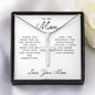 To My Mom | Thank You Mom For All The Sacrafices | Cross Necklace