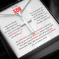 To My Son | Set Your Mind On Anything | Stainless Steel Cross Necklace
