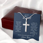 To My Dad | You Make Me Feel Dad | Cross Faith Necklace