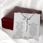 To My Dad | I Don't Think I Can Put Into Words | Cross Necklace