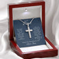 To My Dad | You Make Me Feel Dad | Cross Faith Necklace