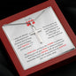 To My Son | Set Your Mind On Anything | Stainless Steel Cross Necklace