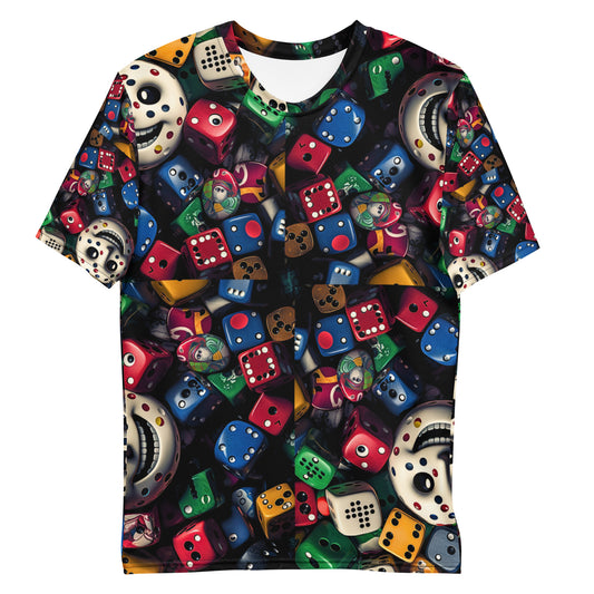Casino Royale Dice Face All Over T-shirt, KNQV Exclusive T-shirt, Cards & Hearts Dice Face All Over T-shirt, Gift for Giving, Dope Shirt and Tee. Men's T-shirt, Unisex t-shirt, Men's t-shirt
