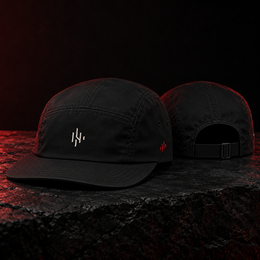 KNQV Built Off Beat five-panel cap preorder concept mockup