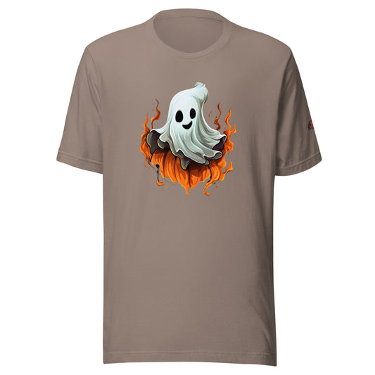 Halloween Shirt, Super Fun BOO with Ghost and Pumpkin Design on premium Bellz, Knqvmerk, unisex shirt, 3 color choices, 3x Boo, 4x Halloween Unisex t-shirt