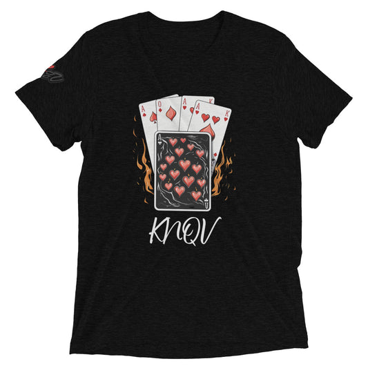 Flaming Cards, Knqv, Gift Deck of Cards T-shirt, Tees Standard, T-Shirts Casino Deck of Cards on Fire Short sleeve t-shirt Unisex t-shirt
