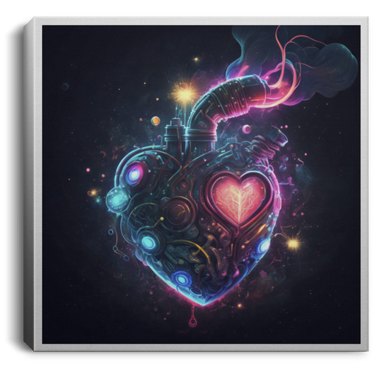 Musical Metallic Heart | Wall Art