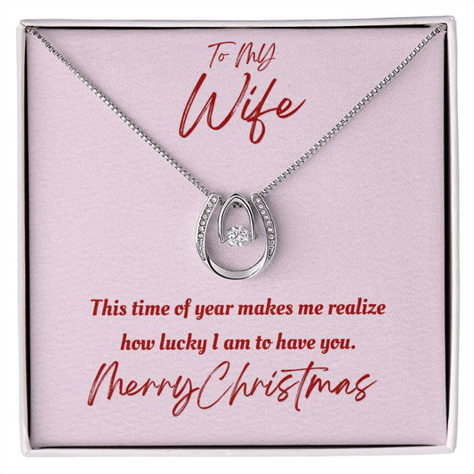 To My Wife | Lucky To Have You | Love Pendant