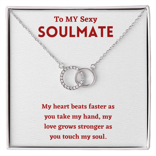 To My Sexy Soulmate | Perfect Pair Necklace