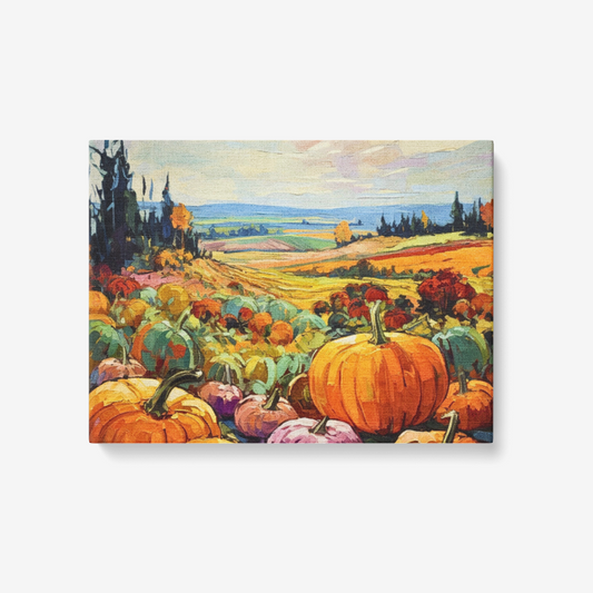 Fall Gallery Wall Autumn, Wall Art Vintage Fall Style, 1 Piece Canvas Wall Art for Living Room - Framed Ready to Hang 24"x18"