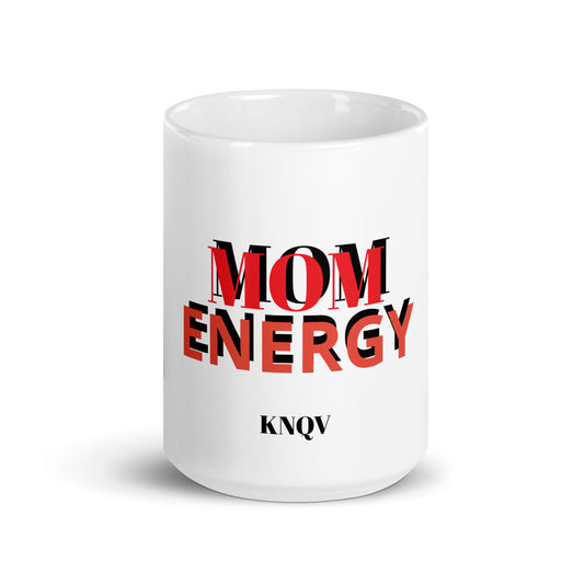 Mom Energy | White glossy mug from Knqv